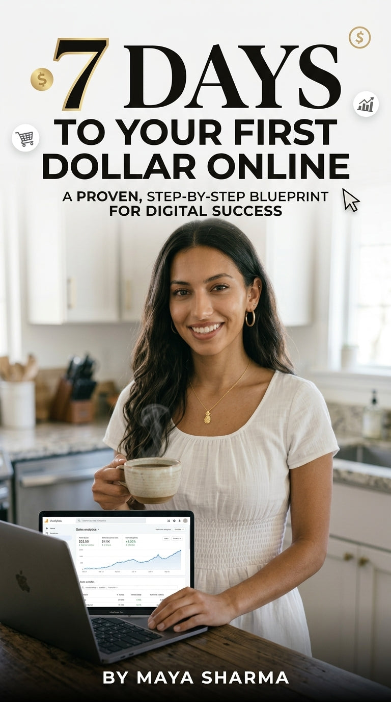 7Days to your first dollar online (for busy moms)